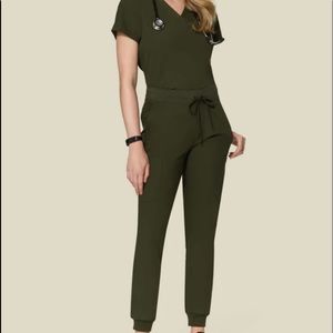 🫒Olive MANDALA scrub set